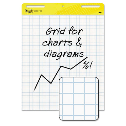 Post-it® Meeting Chart 560, White, Lined, 63,5x76,2cm, 30 Shts/PAC, 2 PAC/CV, 100% PEFC, SGSCH-PEFC-COC-110078
