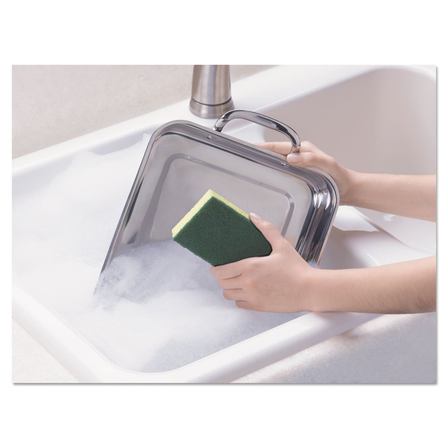 Scotch-Brite® Heavy Duty Scrub Sponge HD-3-S25, 8/3