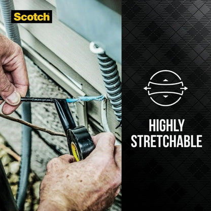 Scotch® Electrical Tape, 200NA, 0.75 in. x 12.5 yd., 24/case