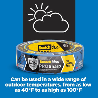 ScotchBlue™ PROSharp™ Painter's Tape 2093+-24EC, 0.94 in x 60 yd (24mm x 54.8m)