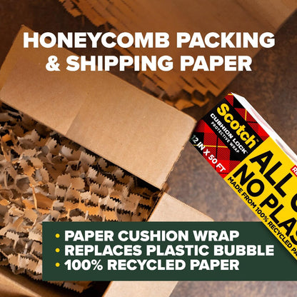 Scotch™ Cushion Lock Protective Wrap PCW-1250, 12 in x 50 ft (304 mm x 15.2 m)