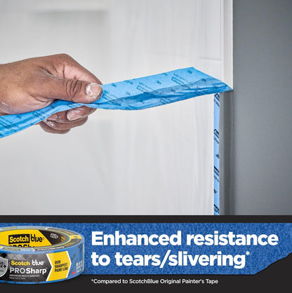 ScotchBlue™ PROSharp™ Painter's Tape 2093+-24EC, 0.94 in x 60 yd (24mm x 54.8m)