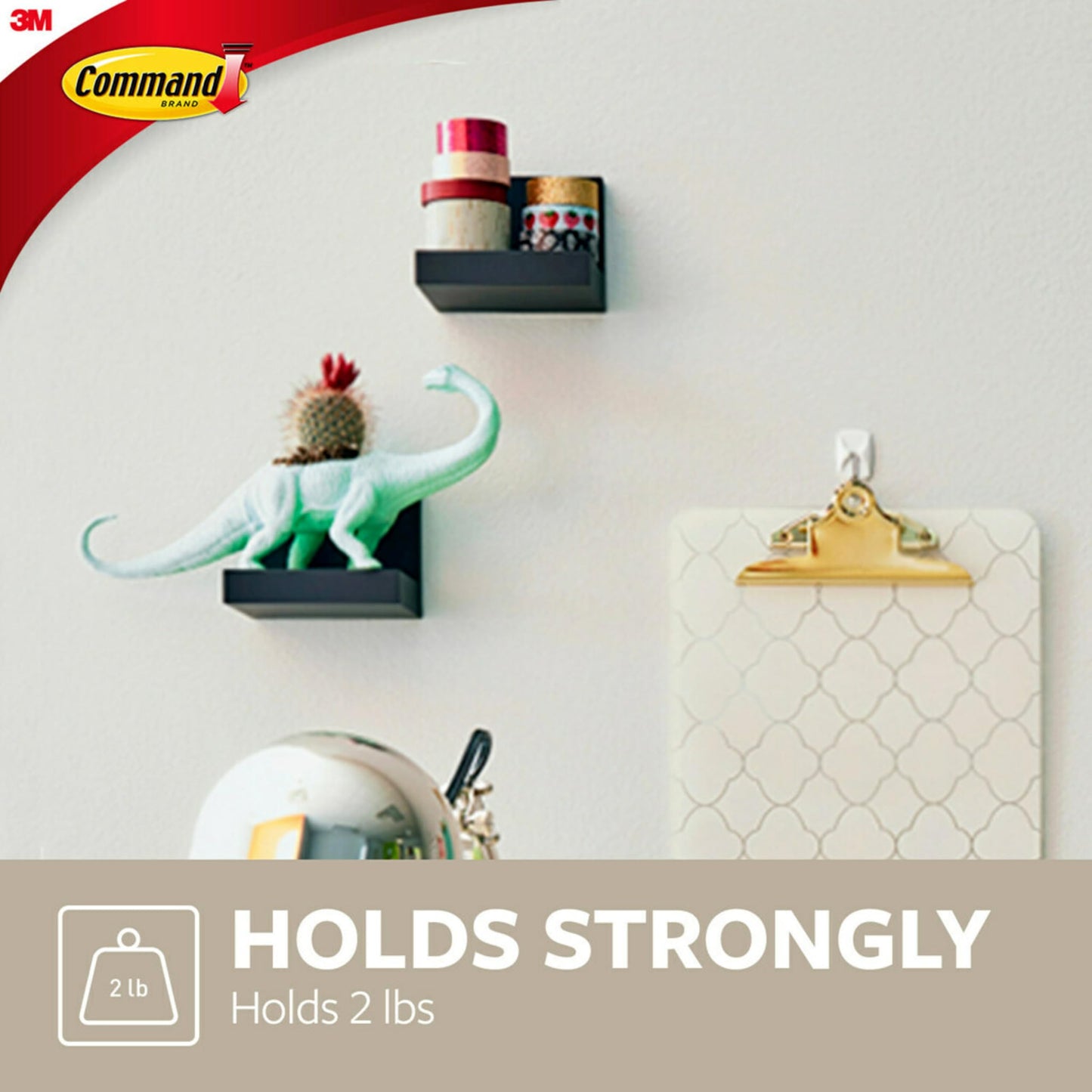 Command™ Display Ledges, HOM23S-2ES, Slate