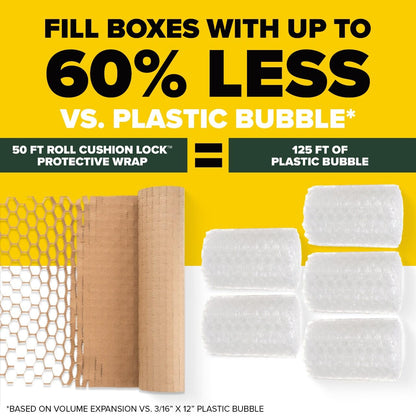 Scotch™ Cushion Lock Protective Wrap PCW-1250, 12 in x 50 ft (304 mm x 15.2 m)
