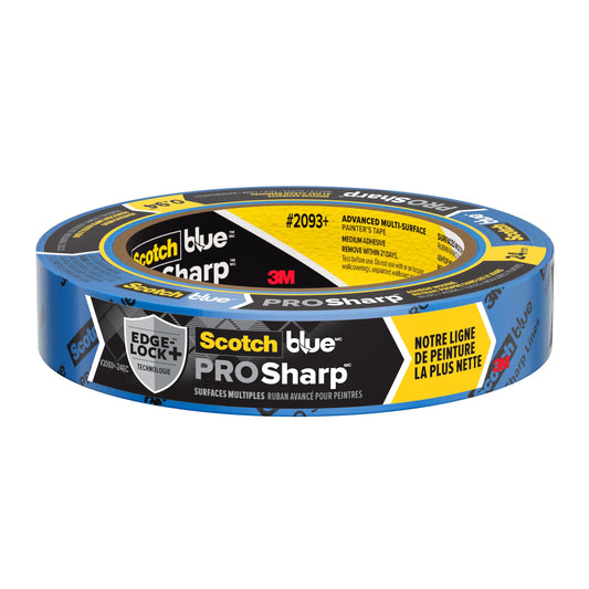 ScotchBlue™ PROSharp™ Painter's Tape 2093+-24EC, 0.94 in x 60 yd (24mm x 54.8m)