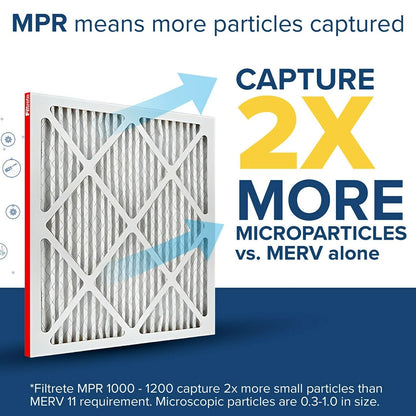 Filtrete™ Allergen Defense Air Filter, 1000 MPR, 9803-4, 20 in x 25 in x 1 in (50,8 cm x 63,5 cm x 2,5 cm)