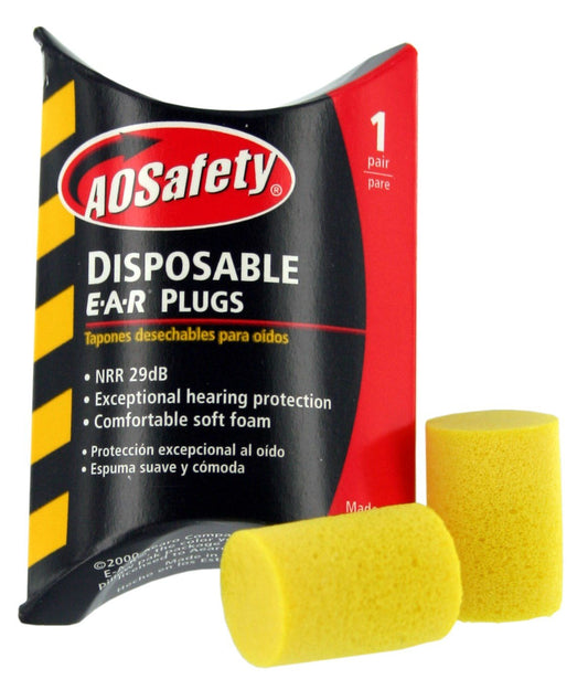 3M™ Disposable Classic Earplugs, 90580H4-C, 4 pairs/pack, 10 packs/case