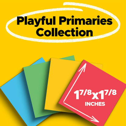 Post-it® Super Sticky Notes 622-18SSAN-CP, Playful Primaries, 100% PEFC, SGSCH-PEFC-COC-110078