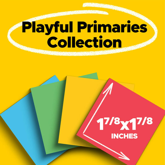 Post-it® Super Sticky Notes 622-18SSAN-CP, Playful Primaries, 100% PEFC, SGSCH-PEFC-COC-110078