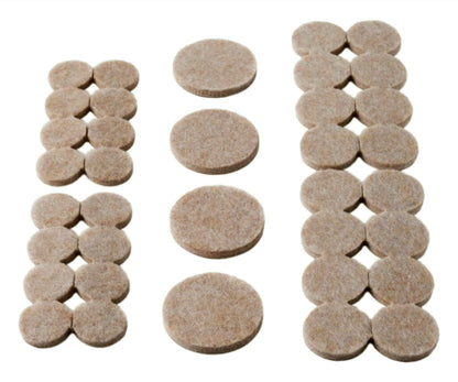Scotch™ Felt Pads Value Pack SP842-NA-S, 36 Pack, Beige