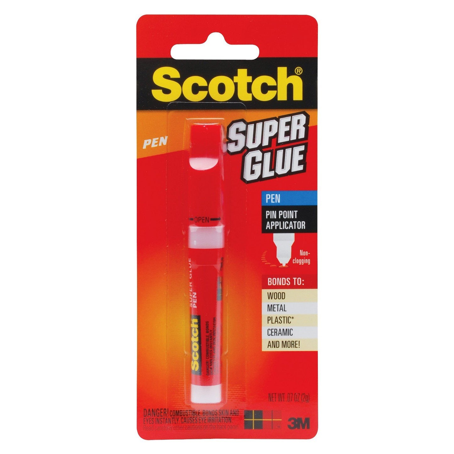 Scotch® Super Glue Pen AD126-P, .07 oz