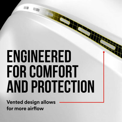 3M™ Vented Hard Hat CHHWH1-V-12-DC, with PinLock Adjustment, White, 12/Case