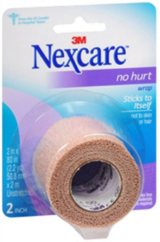 Nexcare™ No Hurt Wrap NHT-2, 2 in x 80 in (50,8 mm x 2 m) Unstretched