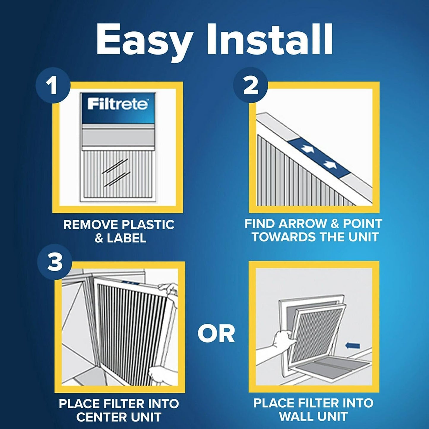 Filtrete™ Allergen Defense Air Filter, 1000 MPR, 9803-4, 20 in x 25 in x 1 in (50,8 cm x 63,5 cm x 2,5 cm)