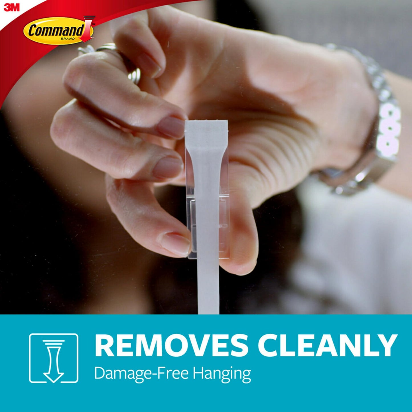 Command ™ Shower Caddy Hanger with Water Resistant Strips BATH19-ESF