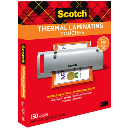 Scotch™ Thermal Pouches TP3854-150, 8.9 in x 11.4 in (228 mm x 291 mm)