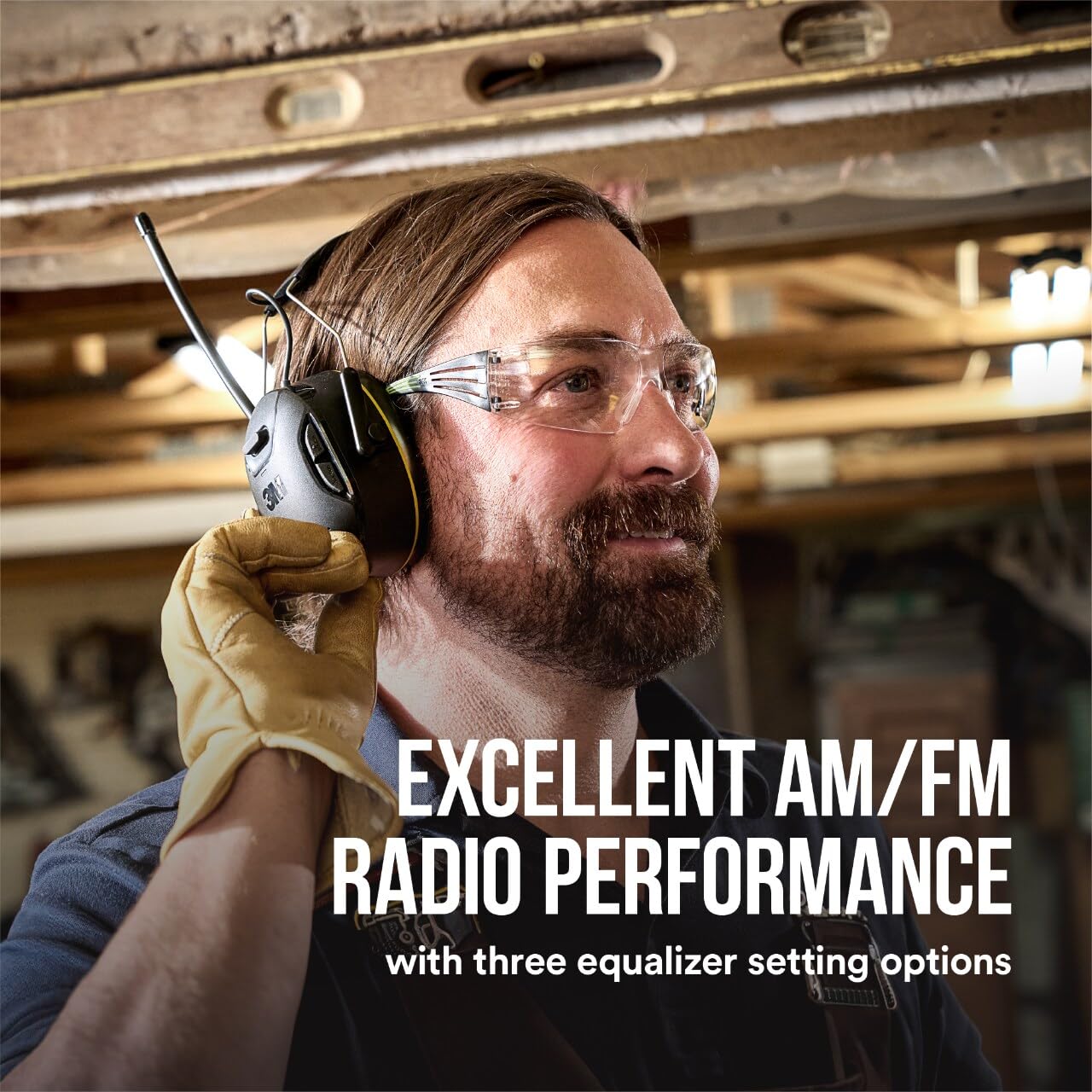 3M™ WorkTunes™ Connect + AM/FM Wireless Hearing Protector with Bluetooth® Technology, 90572-DC, 3/Case