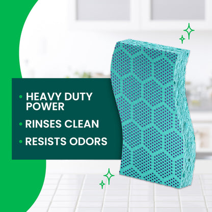Scotch-Brite® Odor Resist Heavy Duty Sponge 30303-8, 8/3