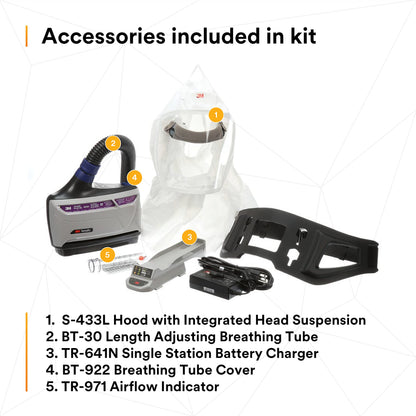 3M™ Versaflo™ Easy Clean PAPR Kit TR-600-ECK, 1 EA/Case