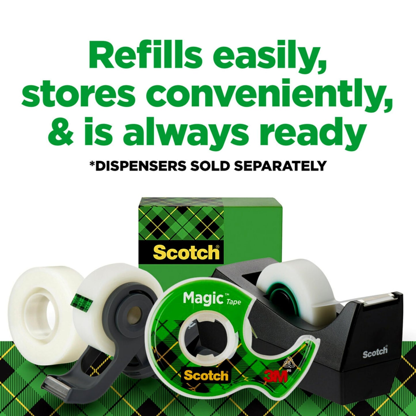 Scotch® Magic™ Tape 810, 3/4 in x 1296 in Boxed