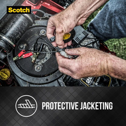 Scotch® Super 33+™ Vinyl Electrical Tape, 6132-BA-3PK-6, 0.75 in x 66 ft x 0.007 in (19 mm x 20,1 m x 0.177 mm), 6/case