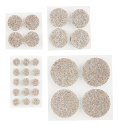Scotch™ Felt Pads Value Pack SP842-NA-S, 36 Pack, Beige