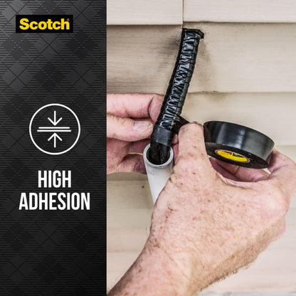 Scotch® Super 33+™ Vinyl Electrical Tape, 6132-BA-3PK-6, 0.75 in x 66 ft x 0.007 in (19 mm x 20,1 m x 0.177 mm), 6/case