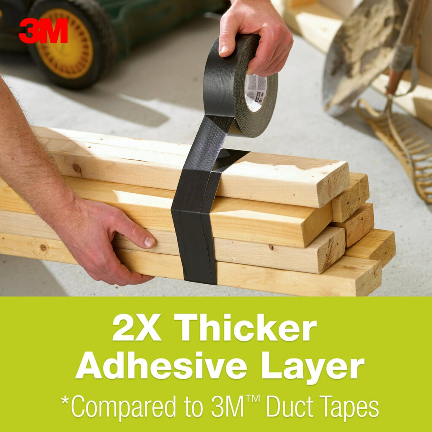 3M™ Extreme Strength Duct Tape 2830, 1.88 in x 30 yd (48 mm x 27.4 m), 12 rolls/case