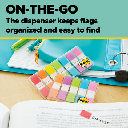 Post-it® Flags 683-7CF, 0.47 in x 1.7 in (11.9 mm x 43.2 mm)