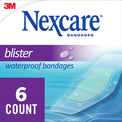 Nexcare™ Blister Waterproof Bandages BWB-06, 1 1/16 in x 2 1/4 in