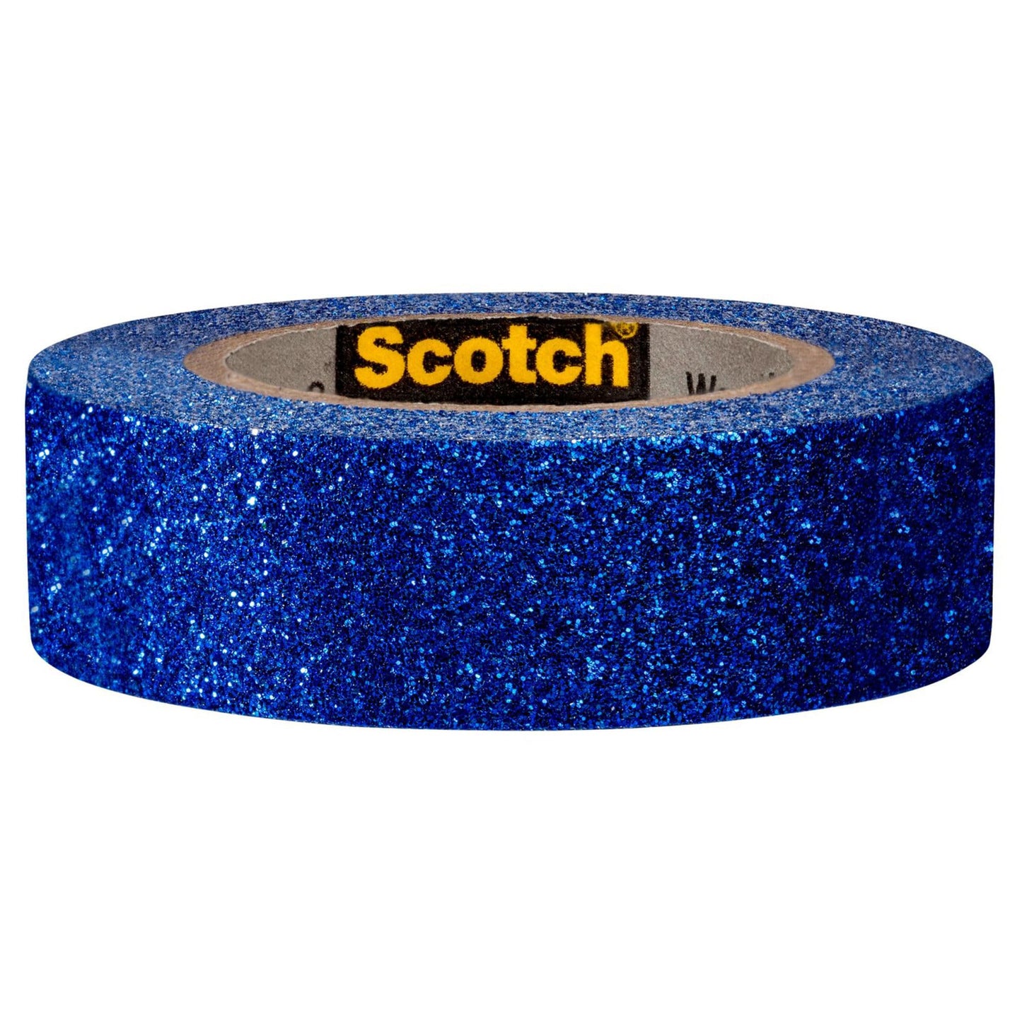 Scotch® Expressions Glitter Tape C514-BLU2, .59 in x 196 in (15 mm x 5 m) Dark Blue Glitter