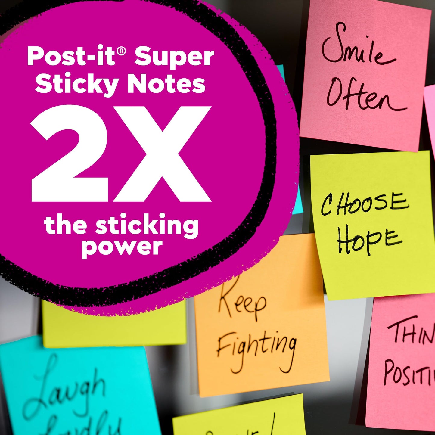 Post-it® Super Sticky Notes 622-18SSAN-CP, Playful Primaries, 100% PEFC, SGSCH-PEFC-COC-110078