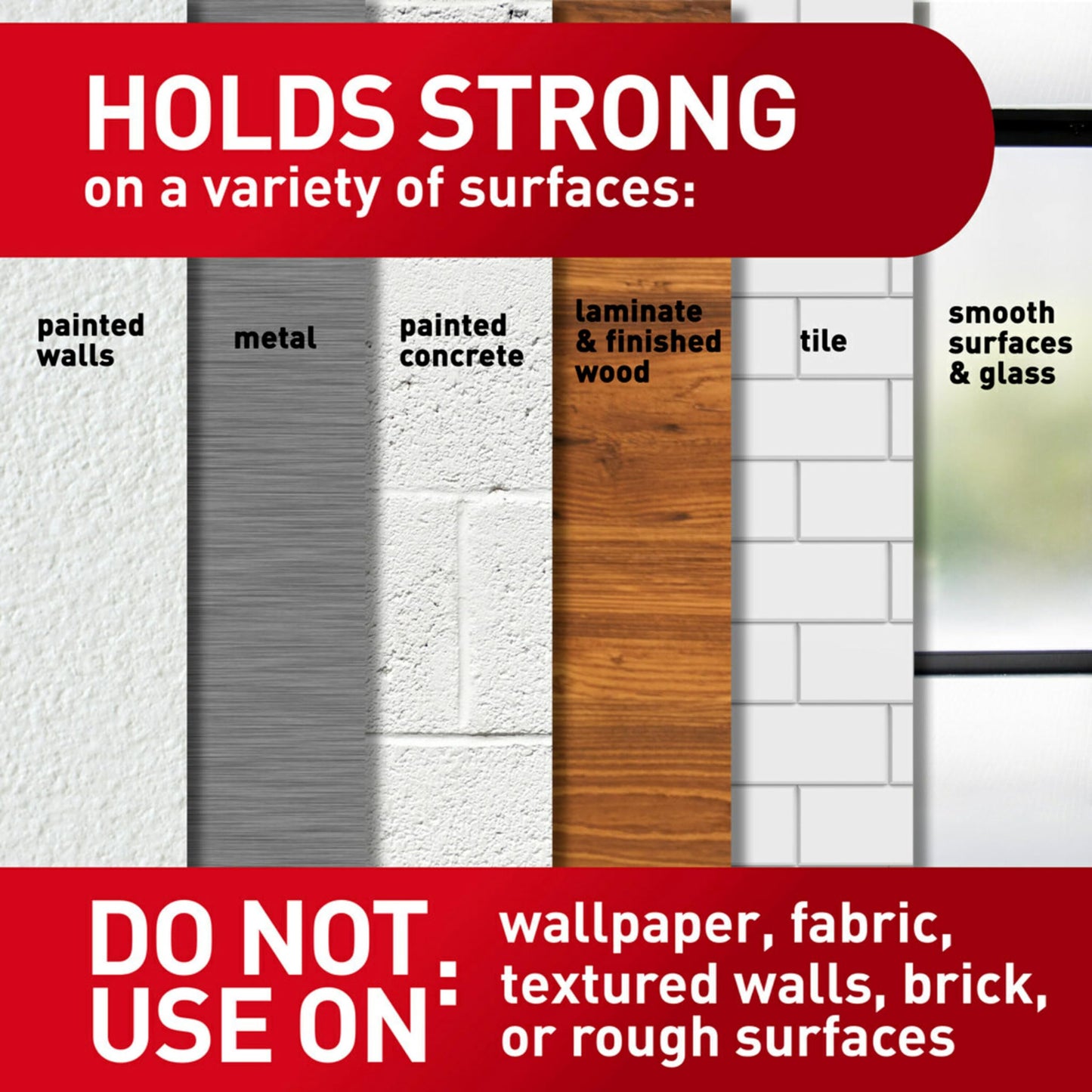 Command™ X-Large Satin Brass Triple Hook 17038BR-2ES, 2 Hooks, 6 Strips, 2 Pack