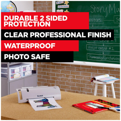 Scotch™ Thermal Pouches TP3854-200, 8.9 in x 11.4 in (228 mm x 291 mm)