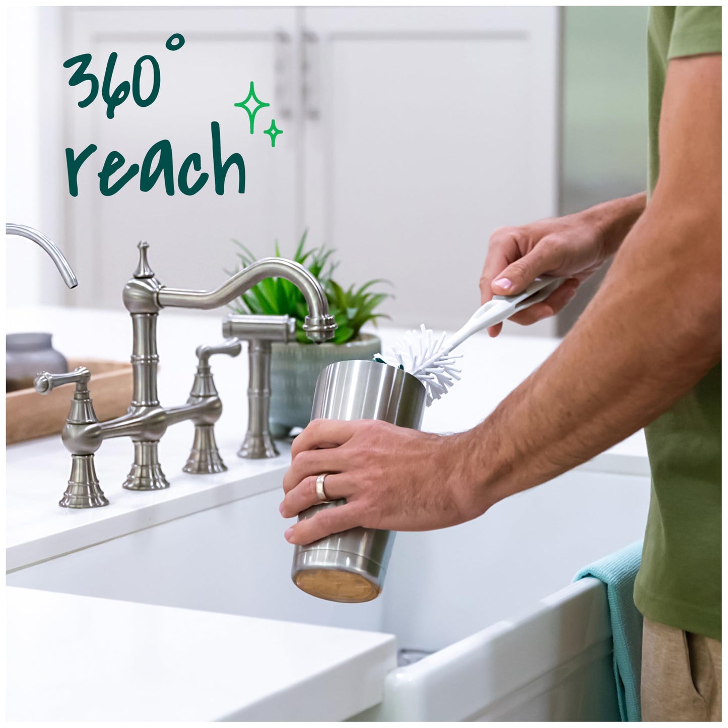 Scotch-Brite® Glass Brush, 503P-6, 6/1
