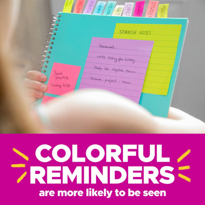 Post-it® Super Sticky Notes 622-18SSAN-CP, Playful Primaries, 100% PEFC, SGSCH-PEFC-COC-110078