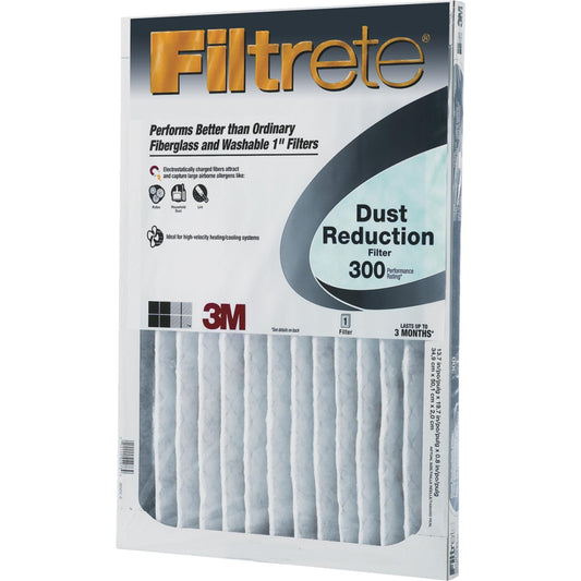 Filtrete™ Dust Reduction Filter 302-4, MPR 300, 20 in x 20 in x 1 in (50,8 cm x 50,8 cm x 2,5 cm), 4/case