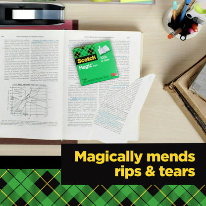 Scotch® Magic™ Tape 810, 3/4 in x 1296 in Boxed