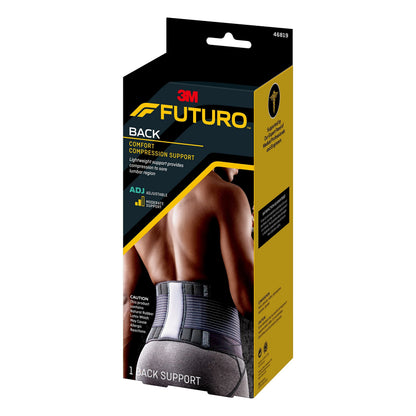 FUTURO™ Comfort Compression Back Support, 46819ENR, Adjustable