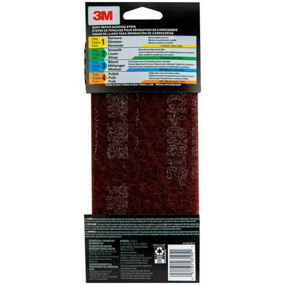 3M™ Fine Scuff Sanding Sponge, 03195SRP, 3 2/3 in x 9 in, 6 per case