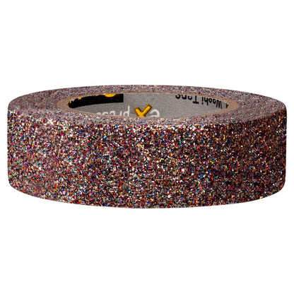 Scotch® Expressions Glitter Tape C514-MUL, .59 in x 196 in (15 mm x 5 m) Multi-Colored Glitter