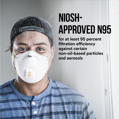 3M™ Sanding and Fiberglass Valved Respirator 8511H5-DC-PS, 5 ea/pk, 8 pks/cs