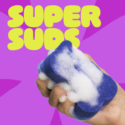 Brite by Scotch-Brite Scrub & Wipe with Drain + Dry Stand, Kitchen Sponge for Washing Dishes, 1 Scrub Sponge