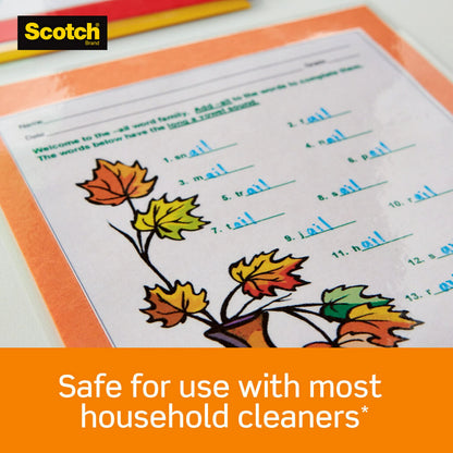 Scotch™ Thermal Pouches 5 mil TP5854-50, 8.9 in x 11.4 in (228 mm x 291 mm)