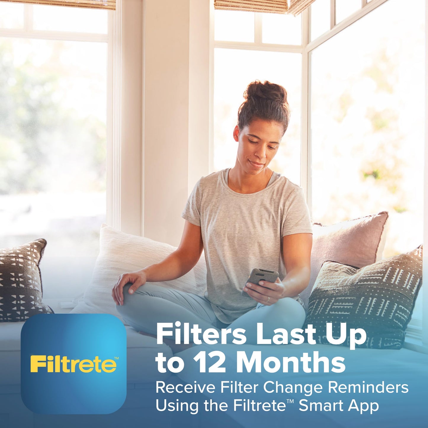 Filtrete™ Refillable Filter Refills 1000 MPR RFA01-4-2P-EC, 16 in x 25 in x 4 in (40.6 cm x 63.5 cm x 10.1 cm) 2 Filters