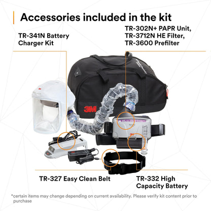 3M™ Versaflo™ Healthcare PAPR Kit TR-300N+ HKS, Small - Medium 1 EA/Case