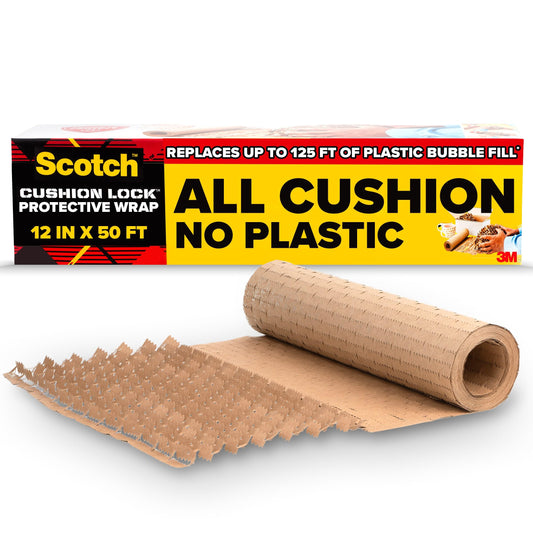 Scotch™ Cushion Lock Protective Wrap PCW-1250, 12 in x 50 ft (304 mm x 15.2 m)