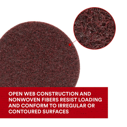 Scotch-Brite™ Surface Conditioning Disc, SC-DH, A/O Coarse, 7 in x NH, 10 ea/Case