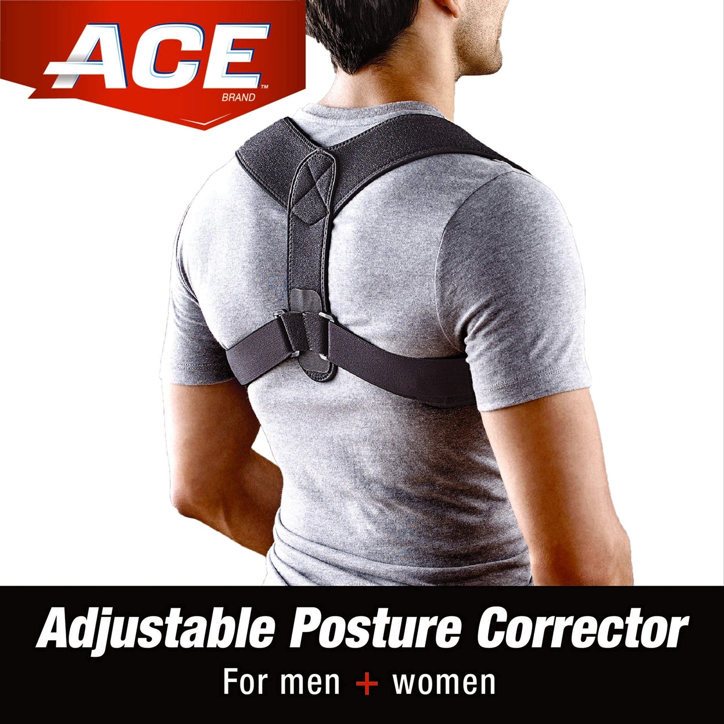 ACE™ Posture Corrector 208620-SIOC, One Size, Adjustable