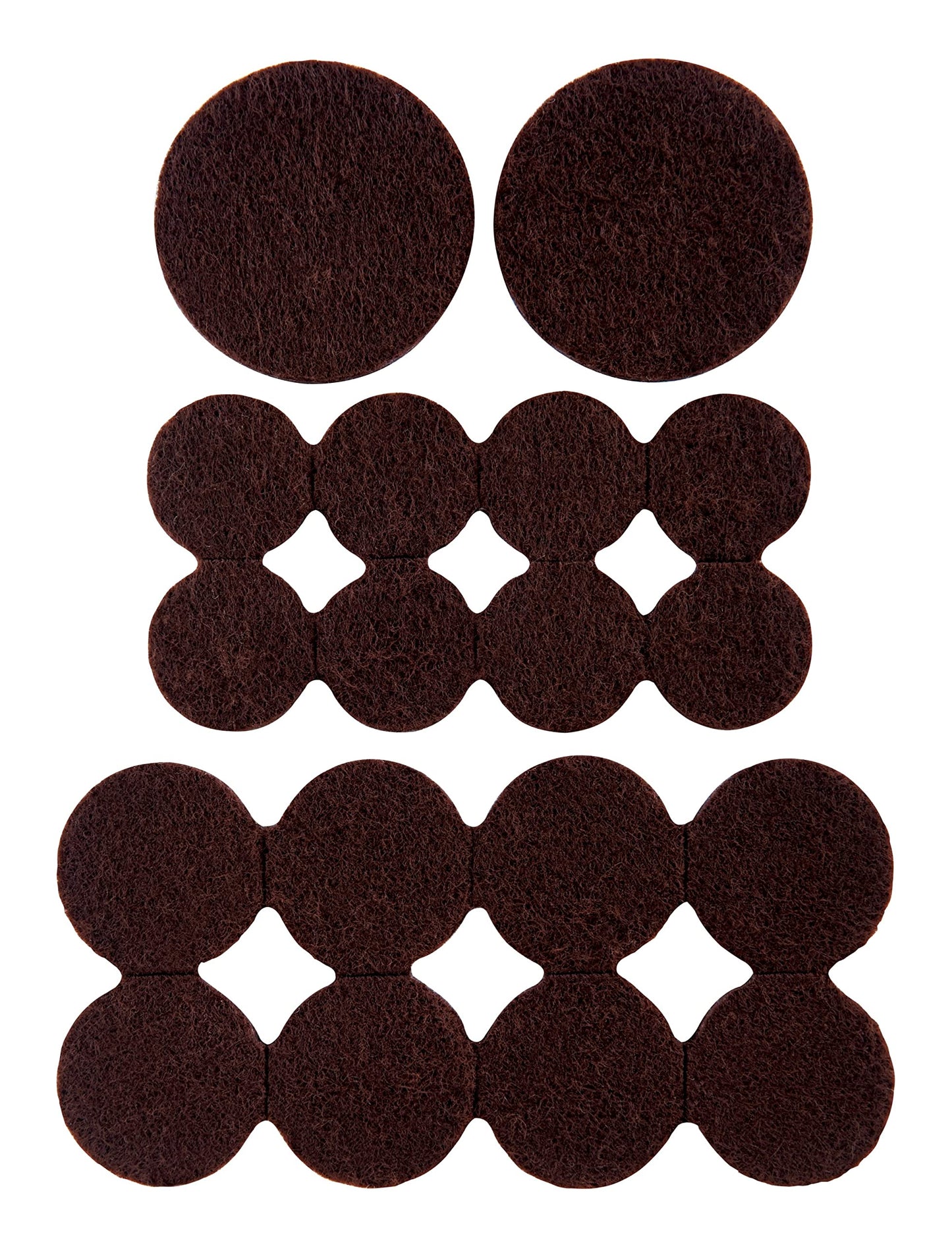 Scotch™ Felt Pads Value Pack SP846-NA-S, 36 Pack, Brown